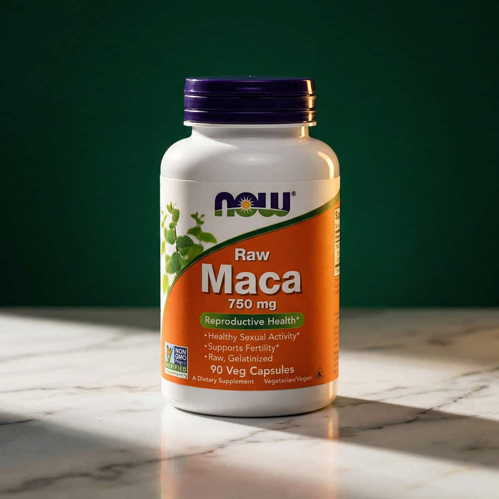 Maca 750mg Raw (Gelatinized) - 90 Veg Capsules