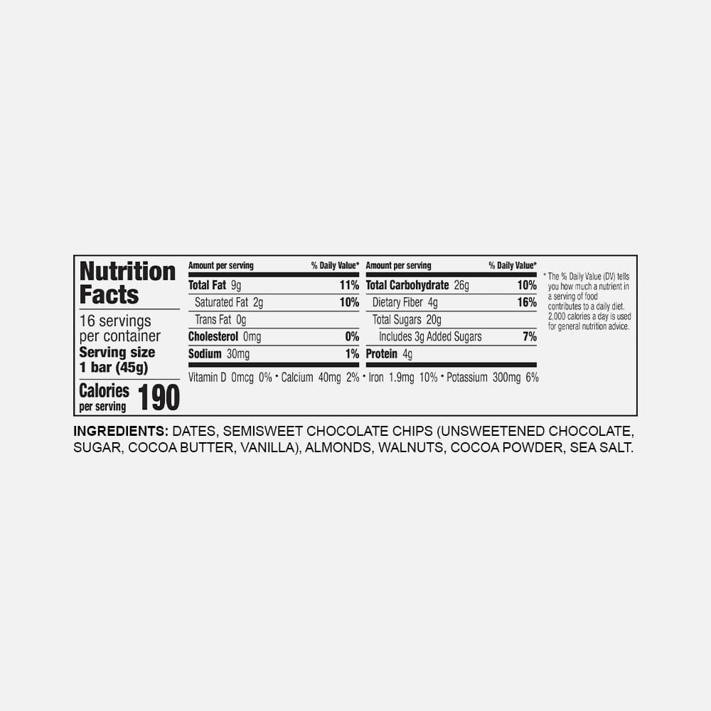 Larabar Chocolate Chip Brownie - 16 Bars (1.6 oz)