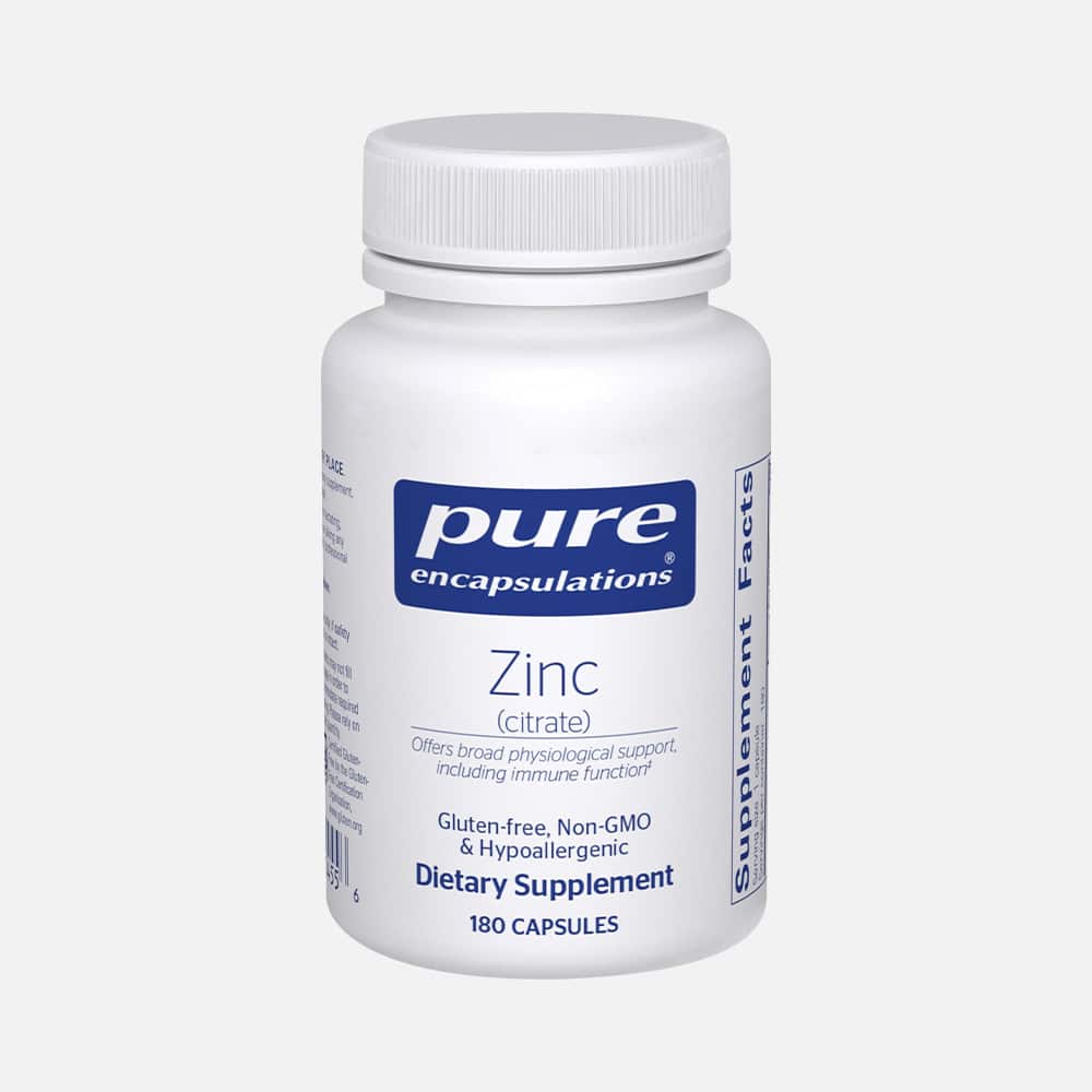 Zinc Citrate - 180 Vegan Capsules
