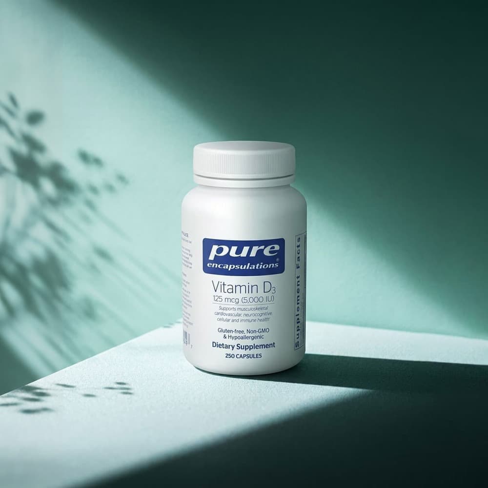 Vitamin D3 125mcg (5,000 IU) - 250 Capsules