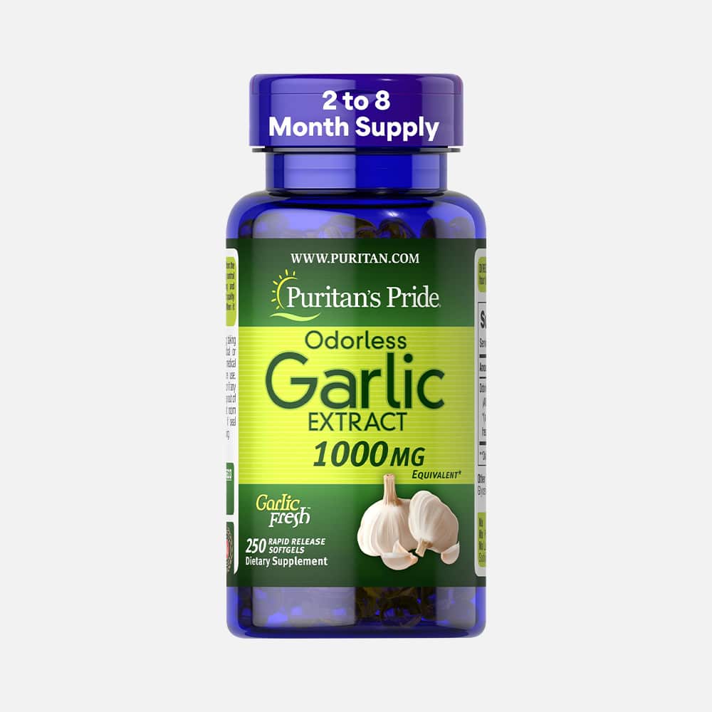 Odorless Garlic 10mg (1000mg Eq.) - 250 Softgels