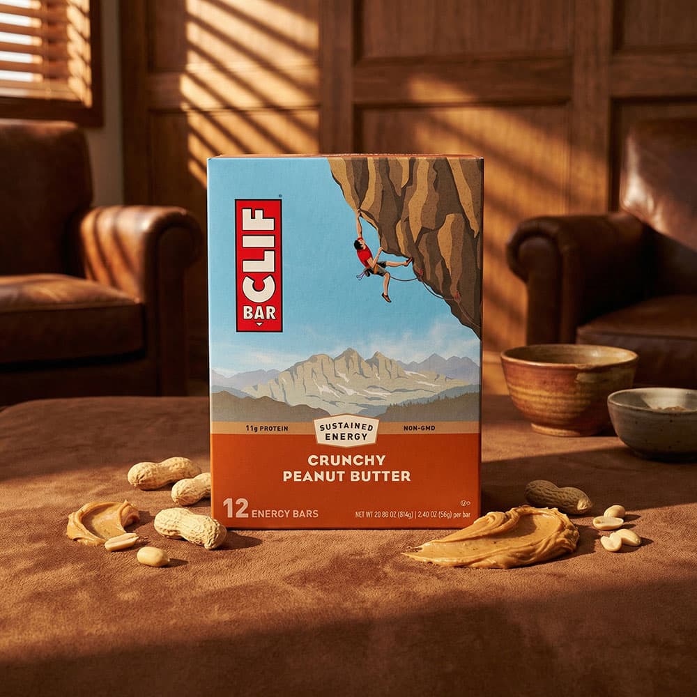 CLIF Bar Crunchy Peanut Butter - 12 Energy Bars