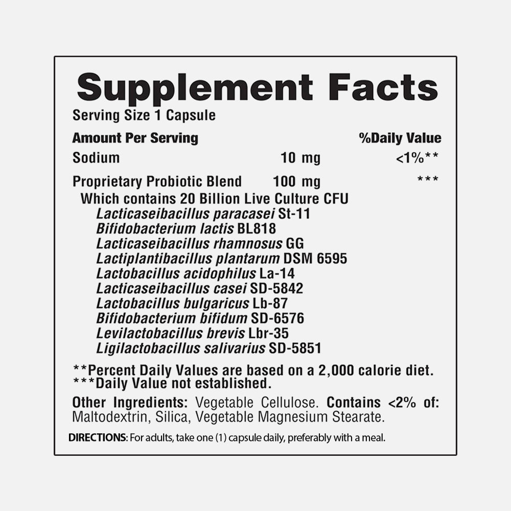 Probiotic 10 with Vitamin D - 120 Capsules