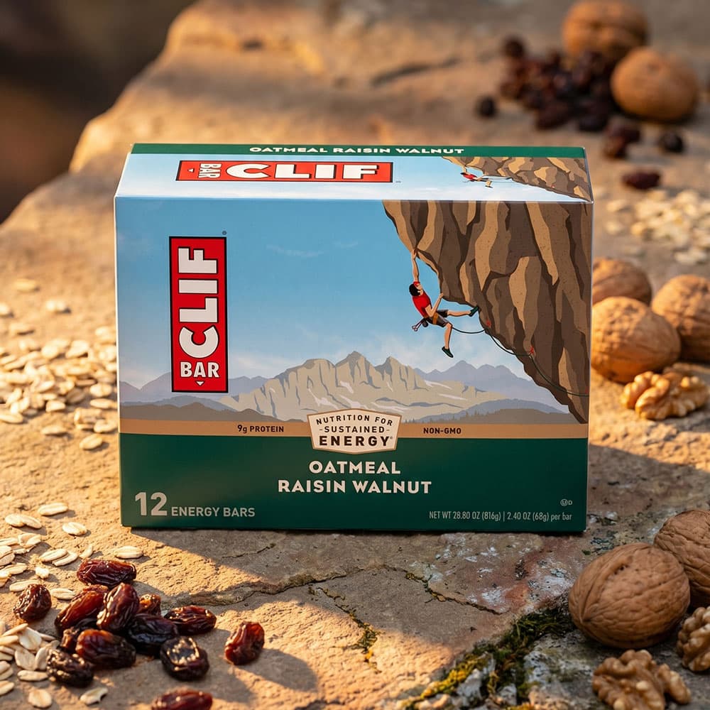 Clif Bar Oatmeal Raisin Walnut - 12 Energy Bars