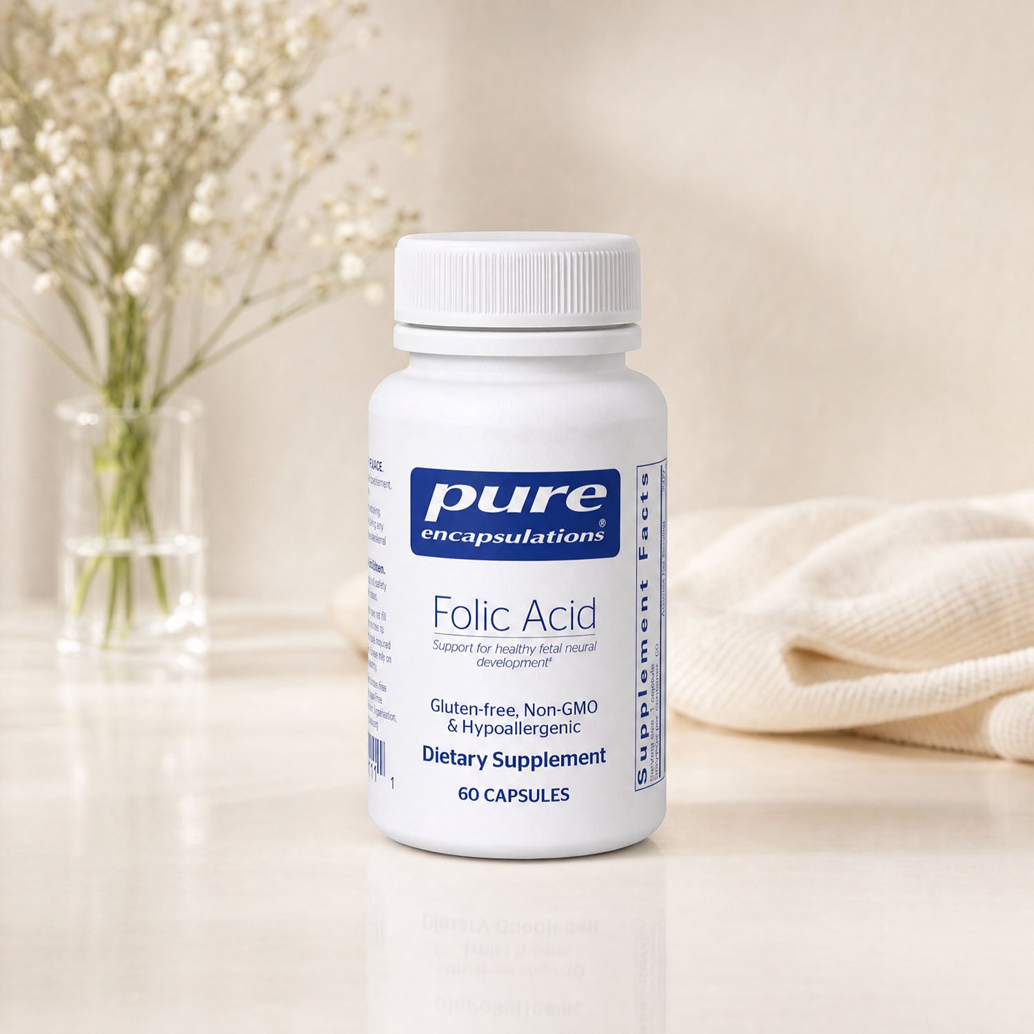 Folic Acid 800 mcg - 60 Capsules