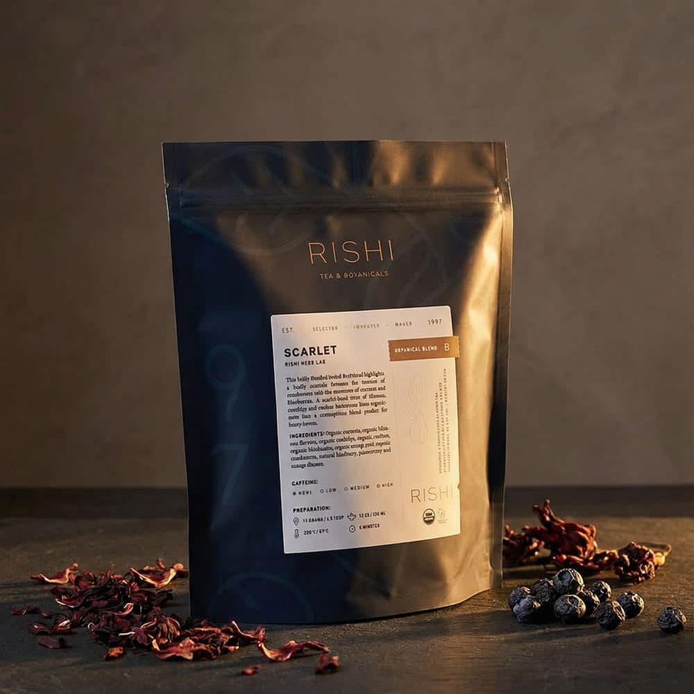 Scarlet Herbal Tea Organic Loose Leaf - 16oz