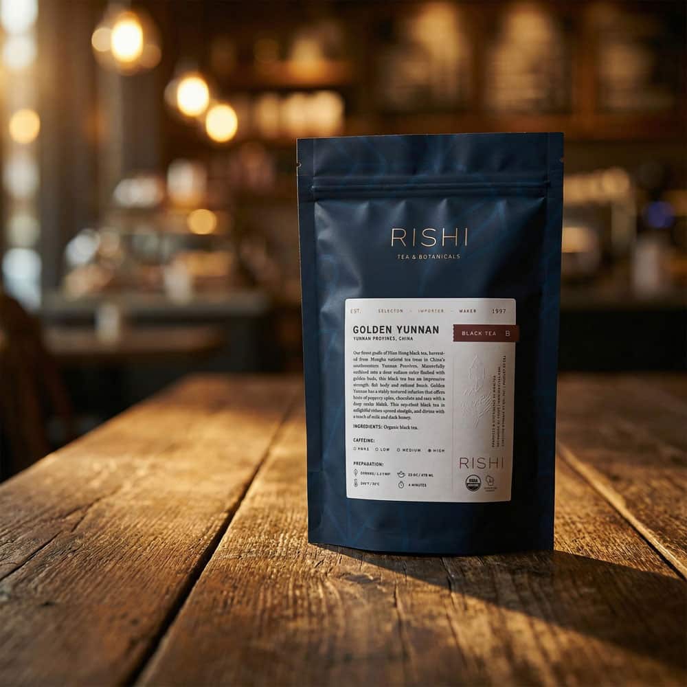 Golden Yunnan Black Tea Organic - 16oz Loose Leaf