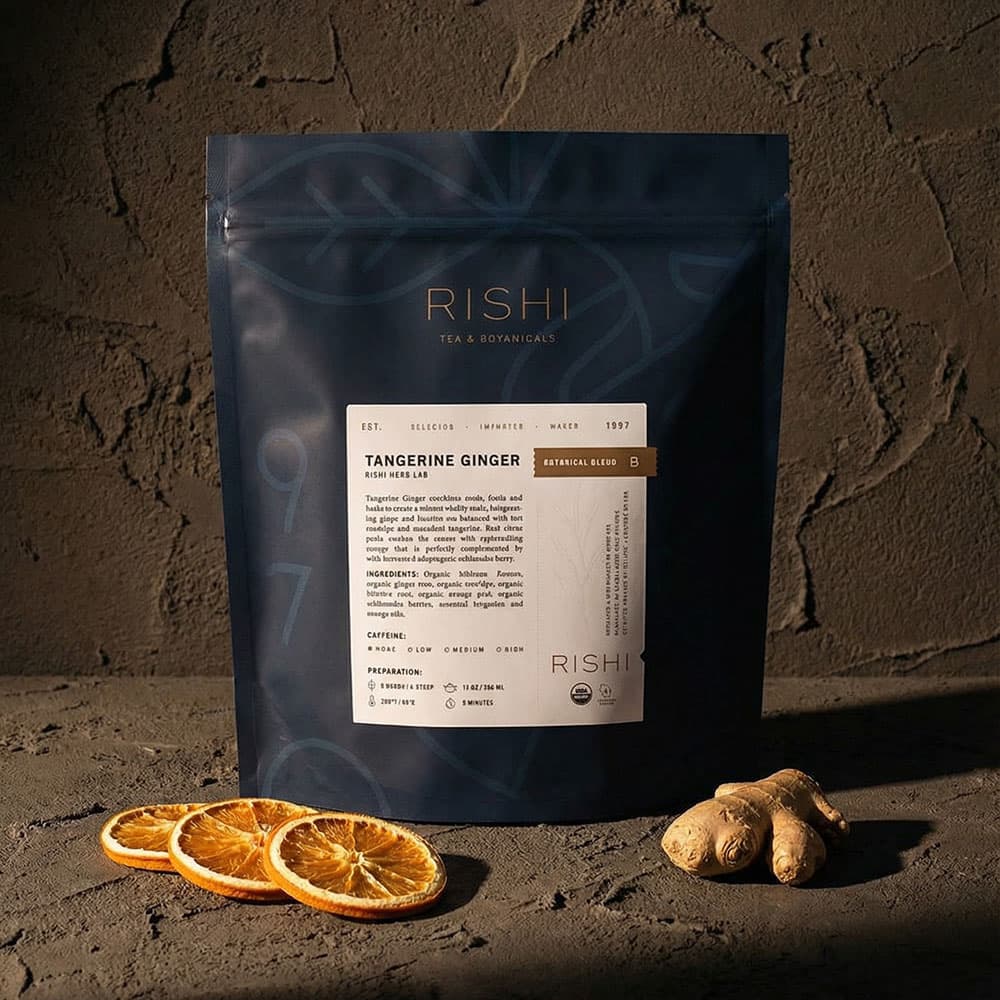 Tangerine Ginger Herbal Tea - 16oz Loose Leaf