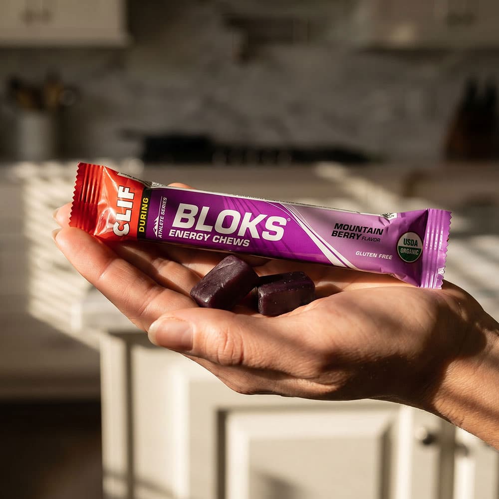 CLIF BLOKS Mountain Berry 24g Carbs - 18 Chews