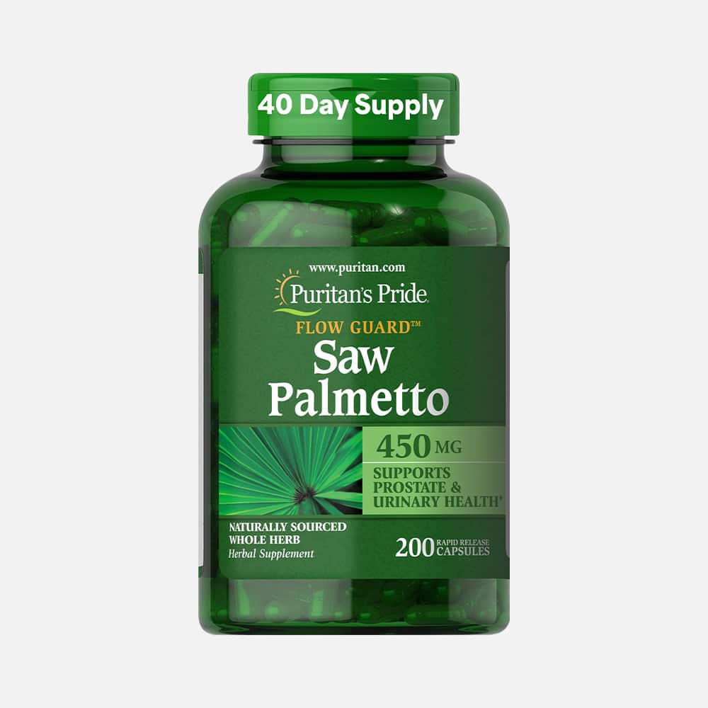 Saw Palmetto Extract 450mg - 200 Rapid Release Capsules