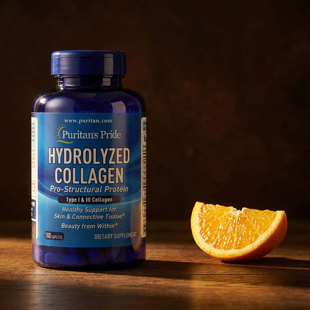Puritan's Pride Hydrolyzed Collagen 1000mg 180 Caplets