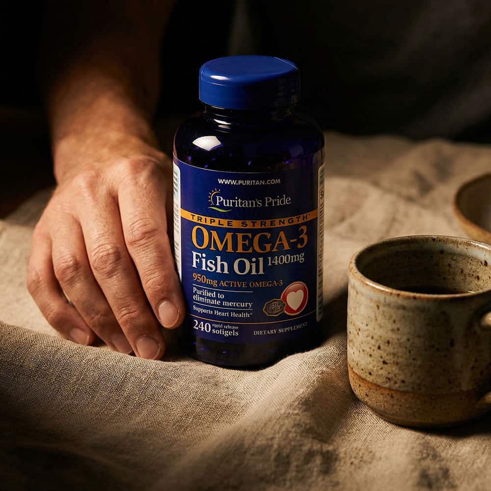 Triple Strength Omega-3 Fish Oil 1400mg - 240 Softgels