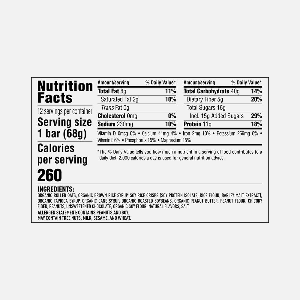 CLIF Bar Chocolate Chip Peanut Crunch - 12 Bars