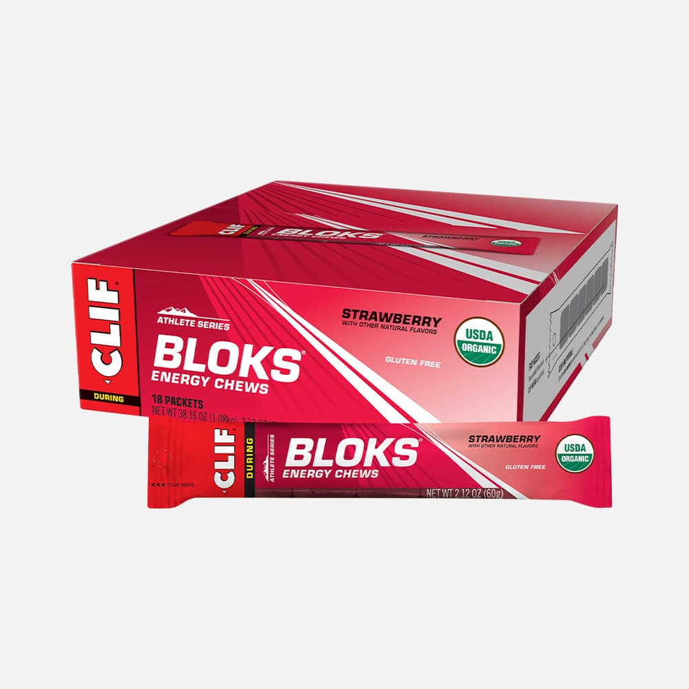 Clif Bloks Strawberry - 18 Packs Energy Chews
