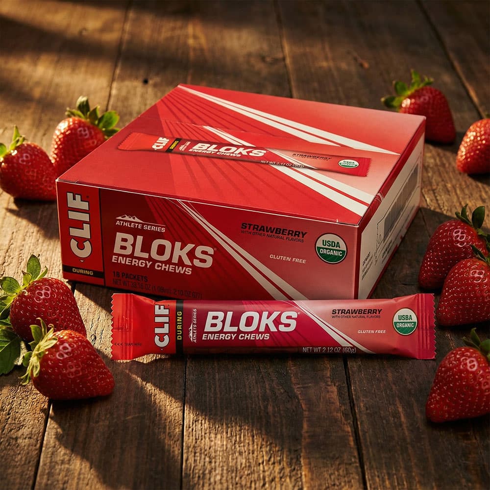 Clif Bloks Strawberry - 18 Packs Energy Chews