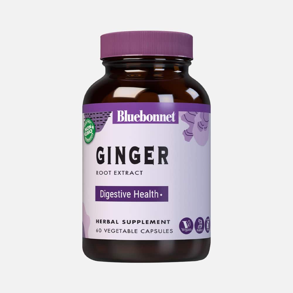 Ginger Root Extract 300mg - 60 Vegetable Capsules