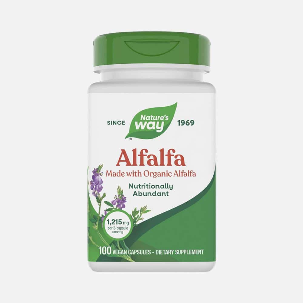 Organic Alfalfa 1215mg - 100 Vegan Capsules