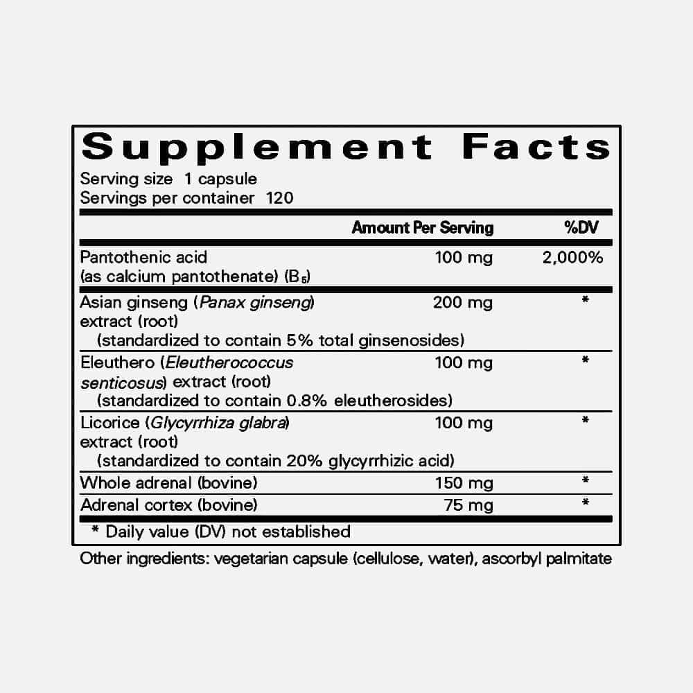ADR Formula Adrenal Support - 120 Capsules