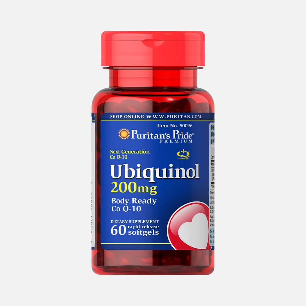 Puritan's Pride Ubiquinol 200mg 60 Softgels