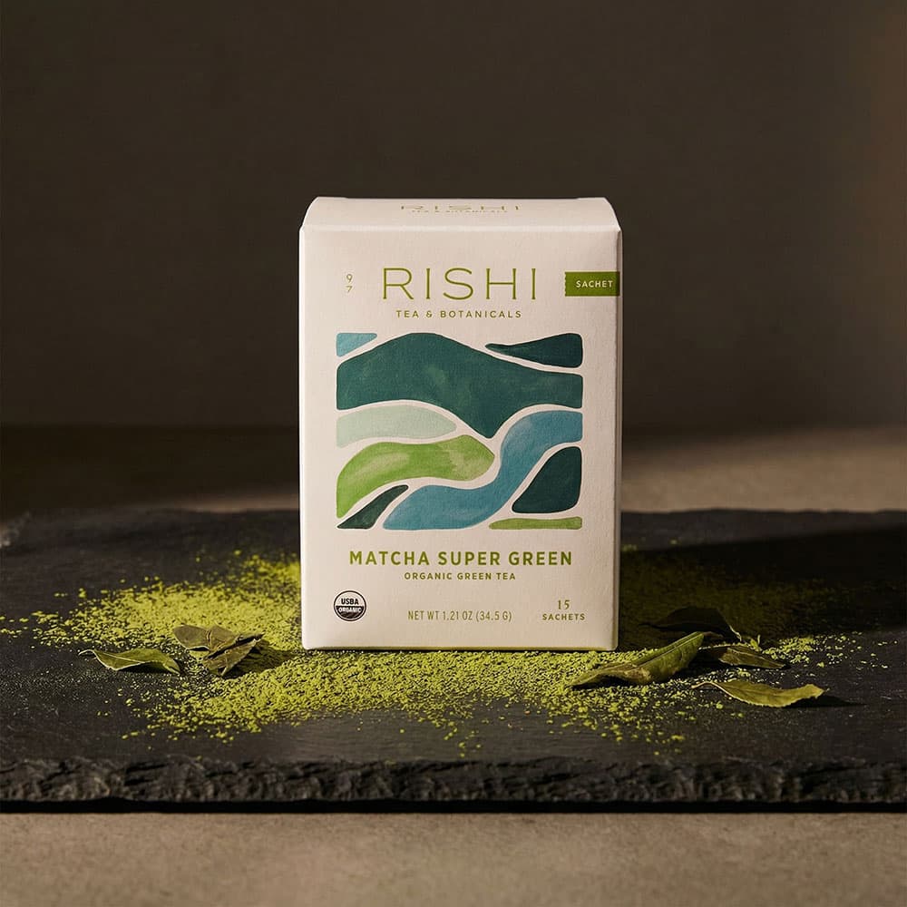 Rishi Organic Matcha Super Green Tea - 15 Tea Bags