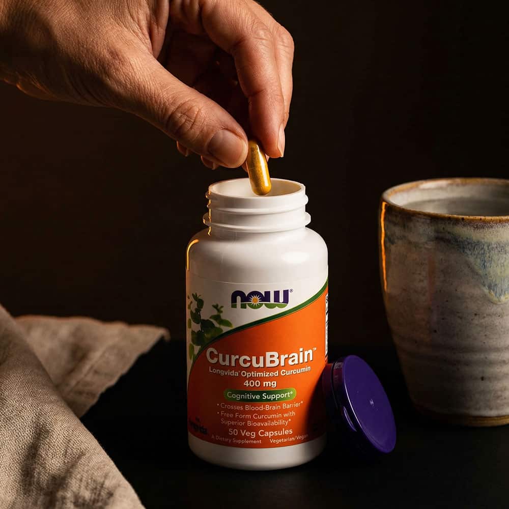 CurcuBrain Longvida Curcumin 400mg - 50 Veg Capsules