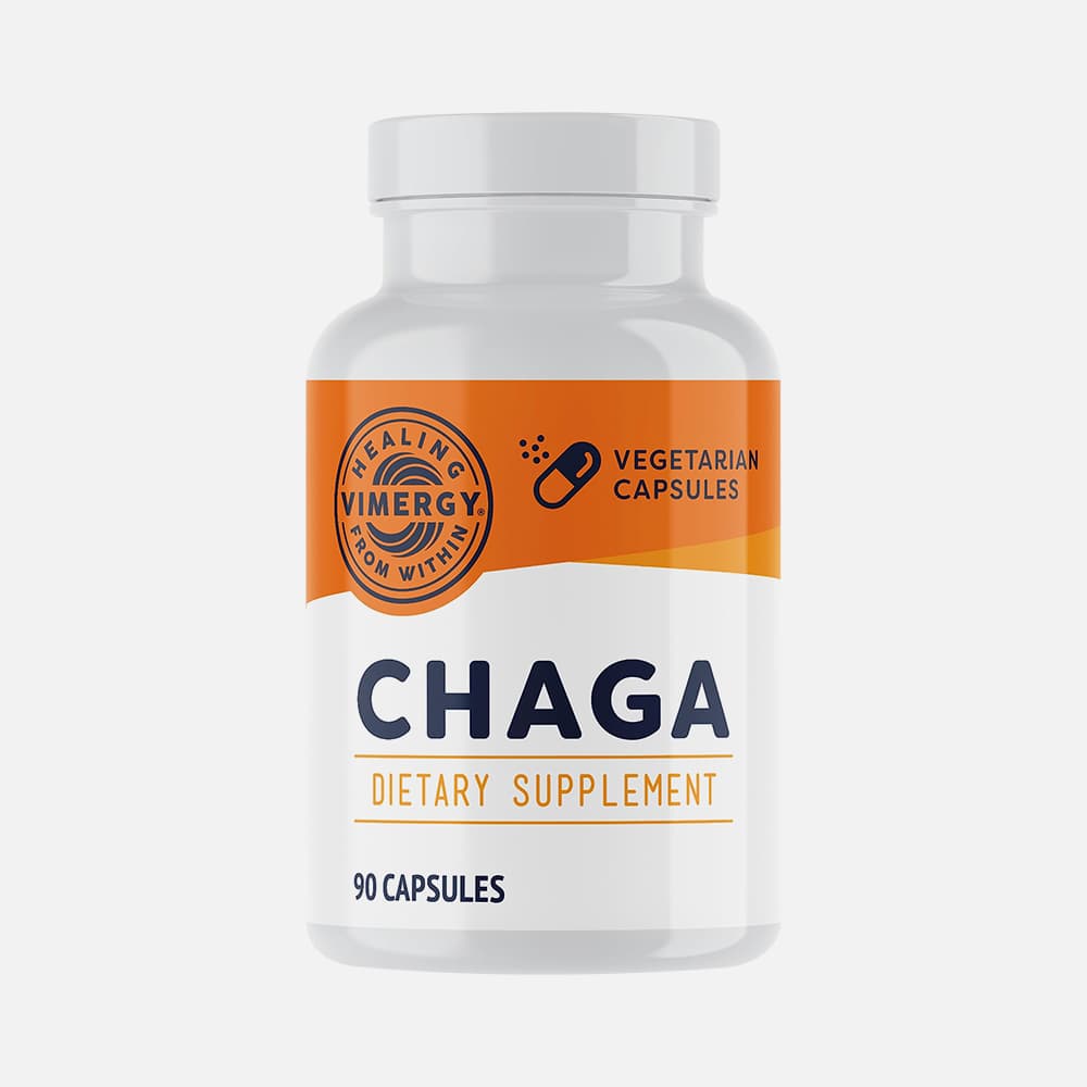 Organic Chaga Mushroom 1.5g - 90 Capsules