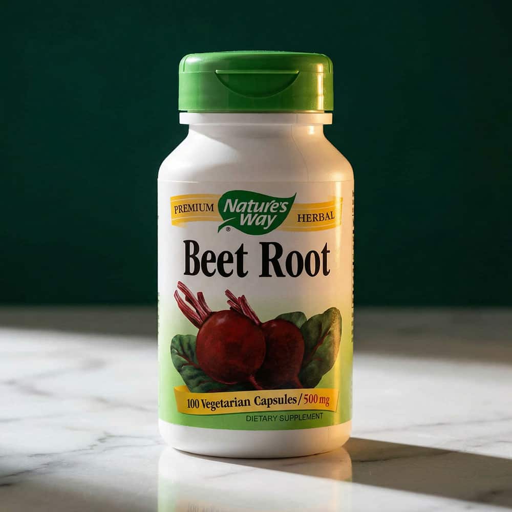 Beet Root 1000mg - 100 Vegetarian Capsules