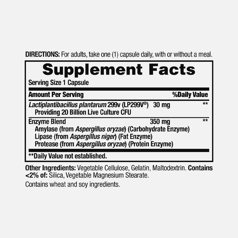 Nature's Bounty Probiotic GX - 25 Capsules