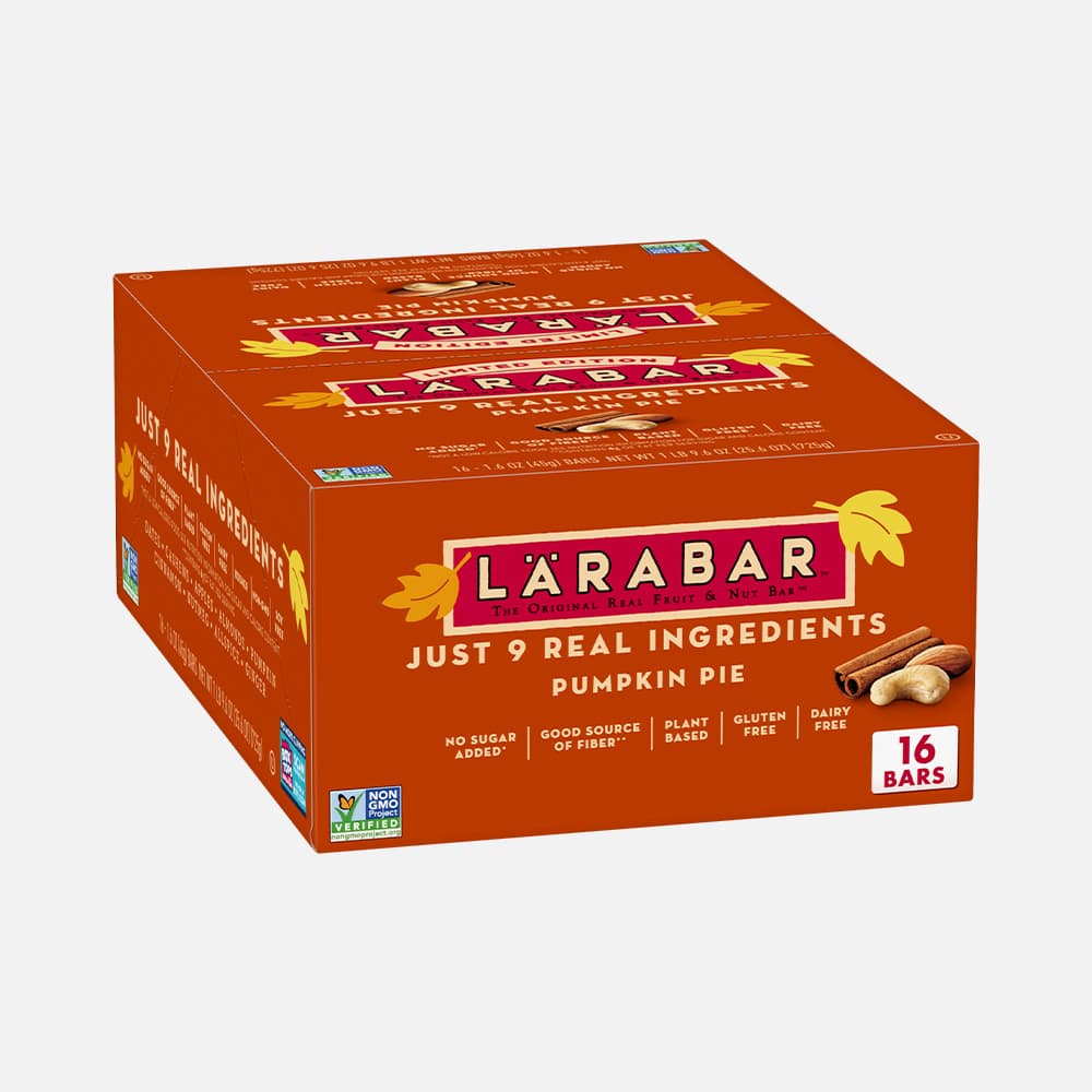 Larabar Pumpkin Pie Bars 1.6oz - 16 Fruit & Nut Bars