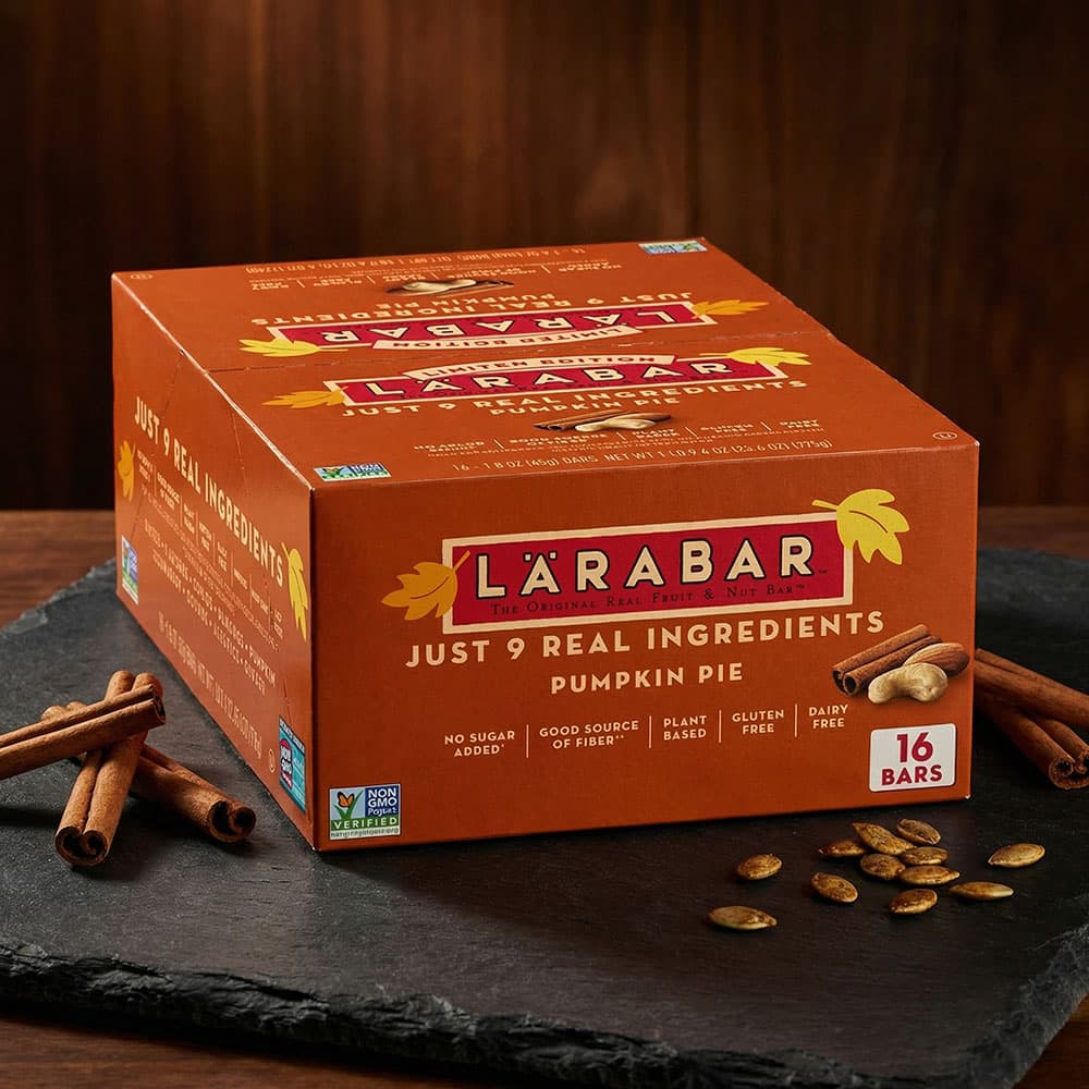 Larabar Pumpkin Pie Bars 1.6oz - 16 Fruit & Nut Bars