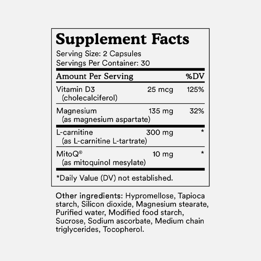 MitoQ Heart CoQ10 Complex - 60 Capsules