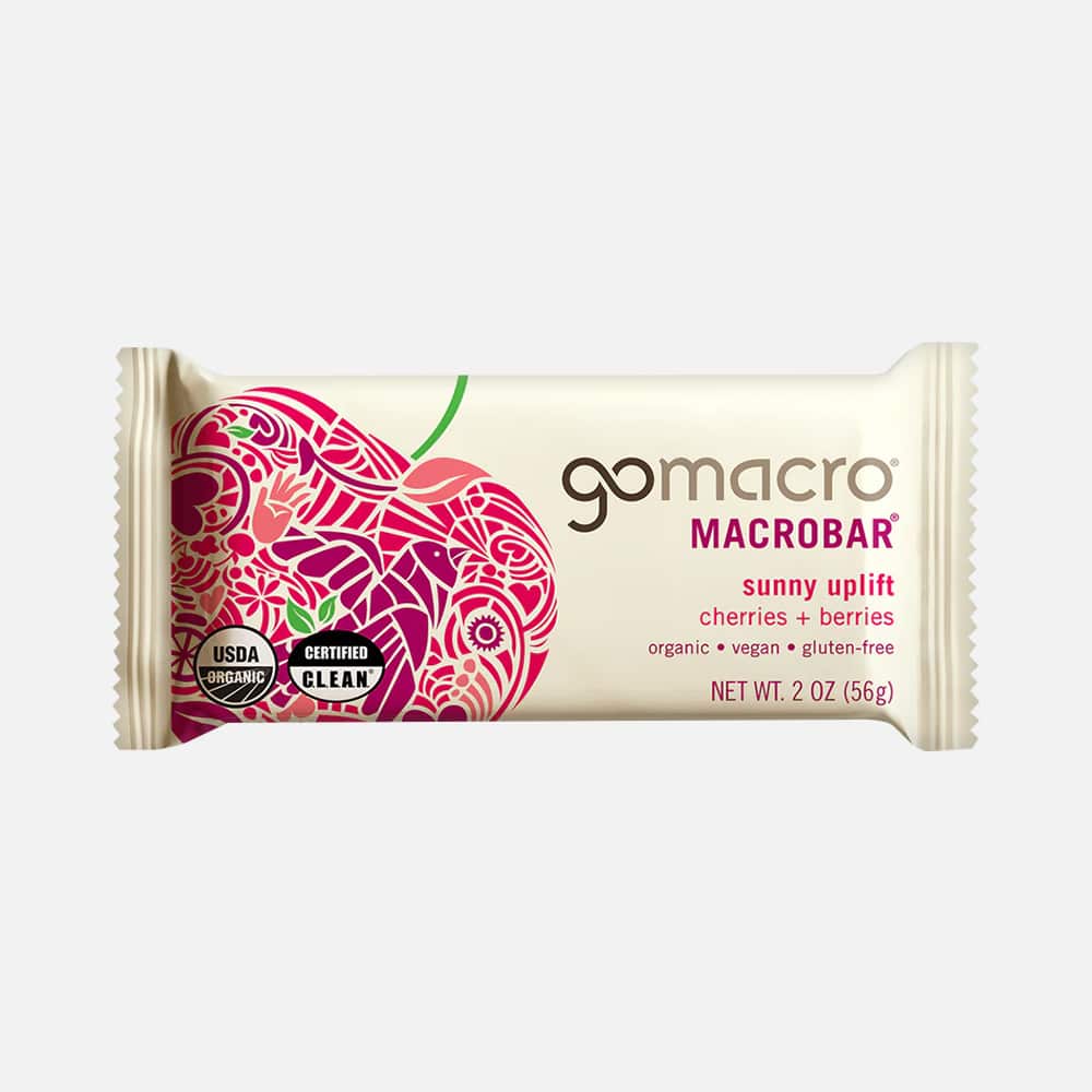 GoMacro MacroBar Cherries + Berries - 12 Bars (2oz)