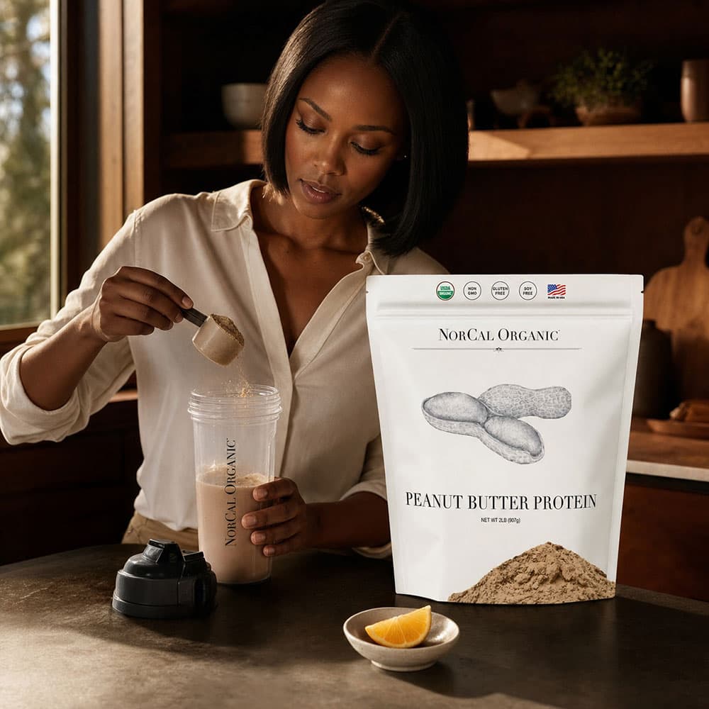 Organic Peanut Butter Protein Powder 11g - 2lb Powder