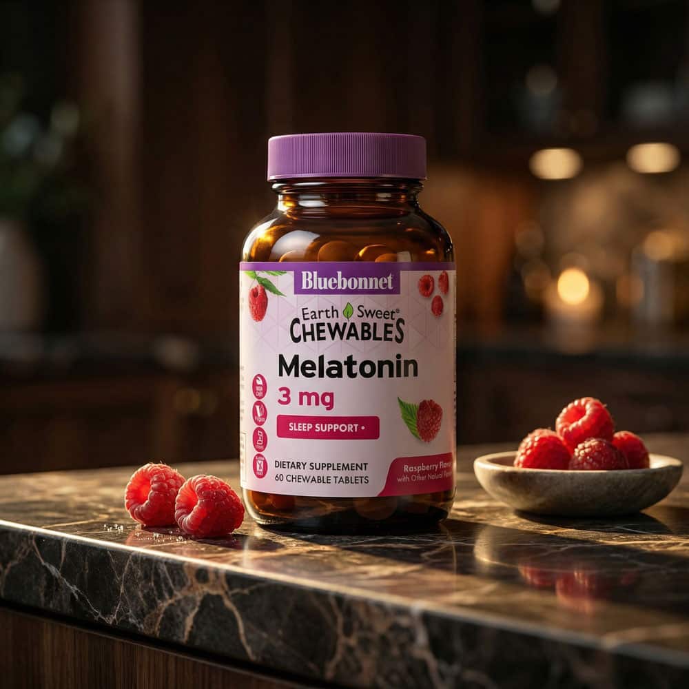 Melatonin 3mg - 60 Raspberry Chewable Tablets