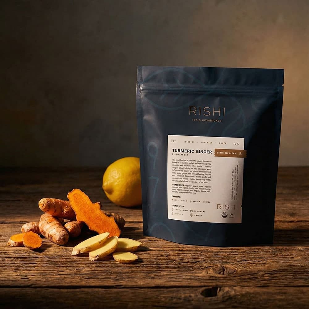 Turmeric Ginger Herbal Tea - 16oz Loose Leaf