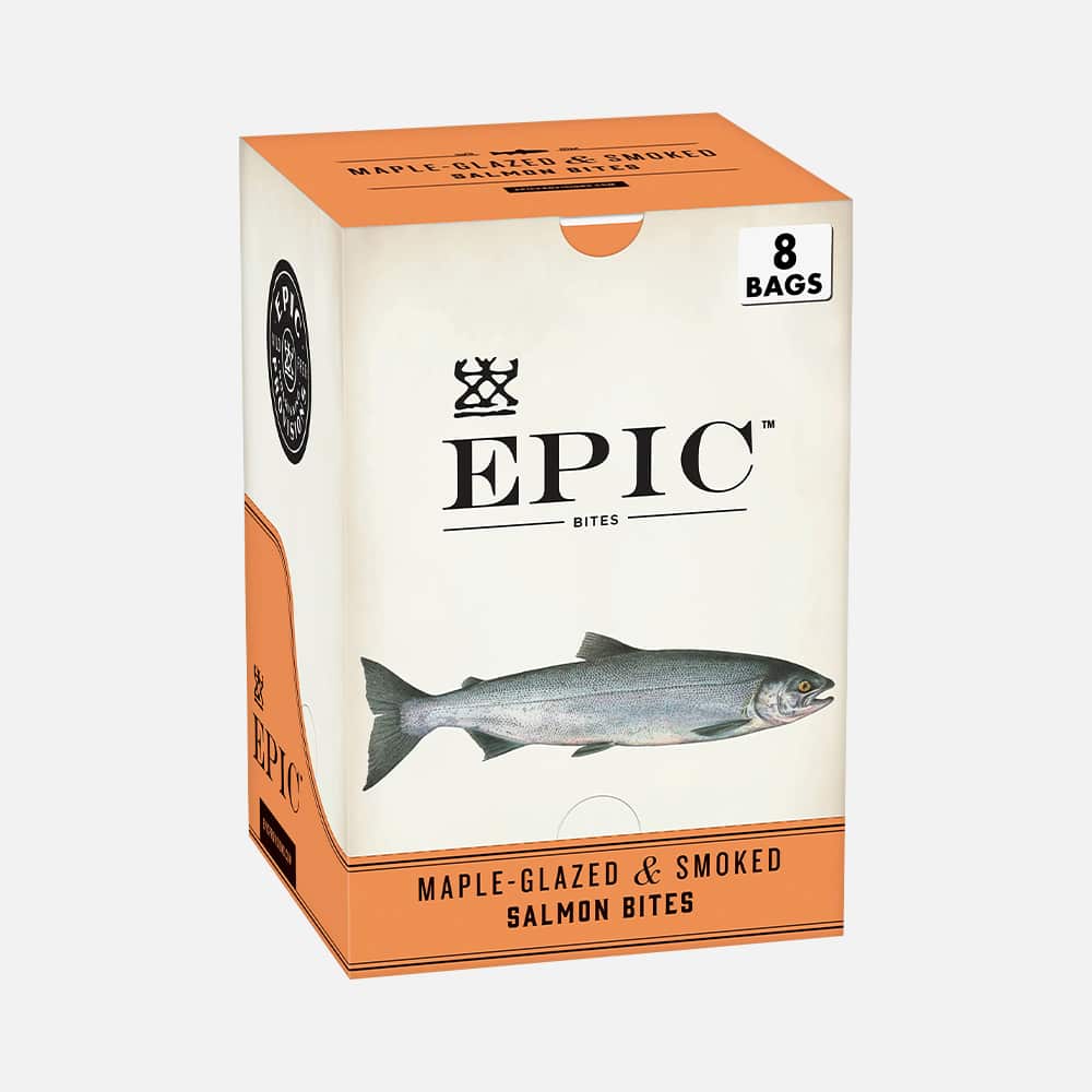 Wild Caught Salmon Bites 8g Protein - 8 x 2.5oz Pouches
