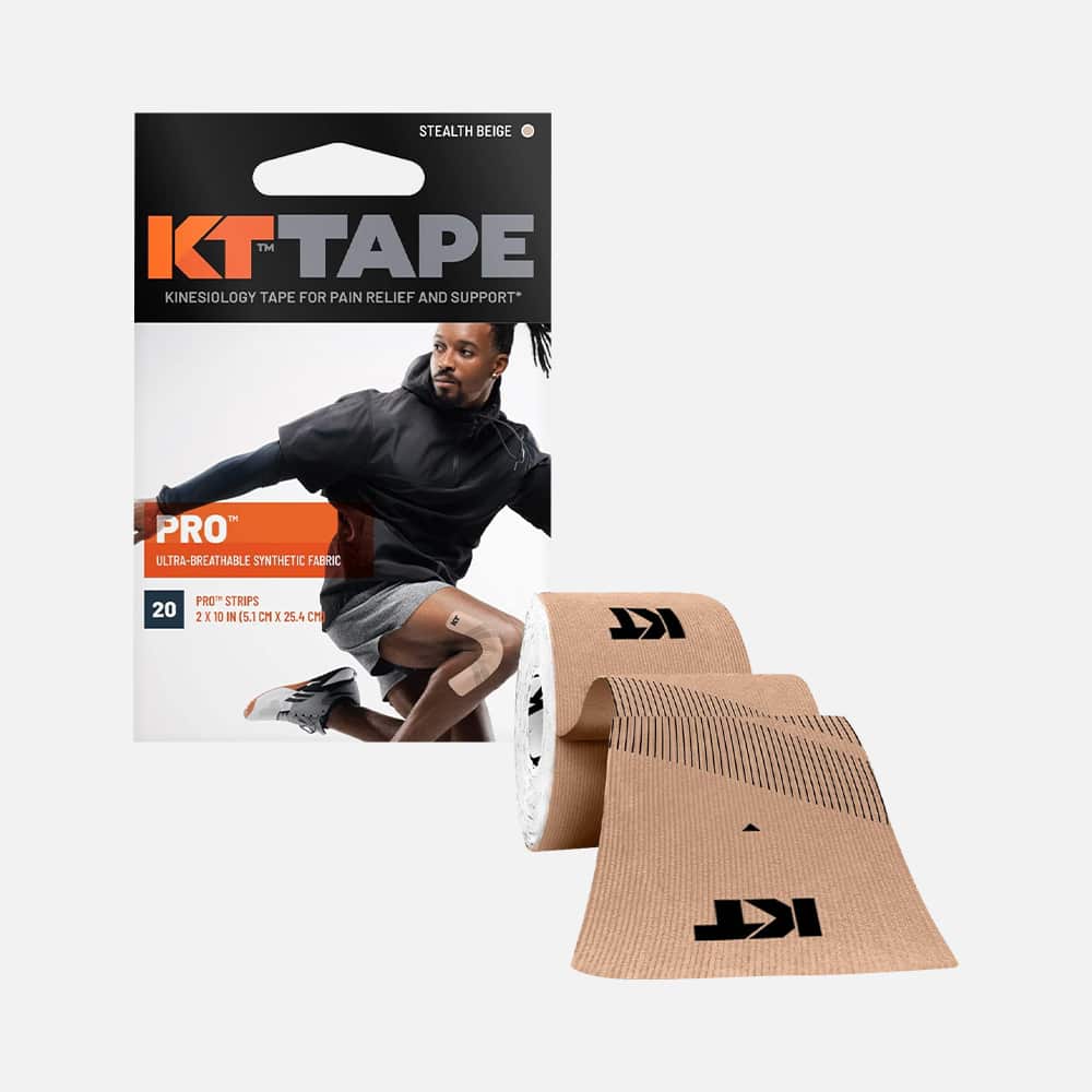 KT Tape Pro Synthetic Kinesiology Tape - 40 Precut Strips