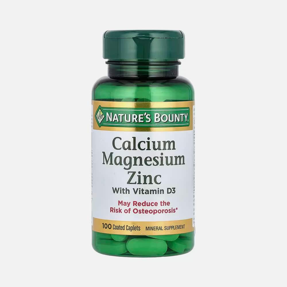 Calcium Magnesium Zinc with Vitamin D3 - 100 Caplets