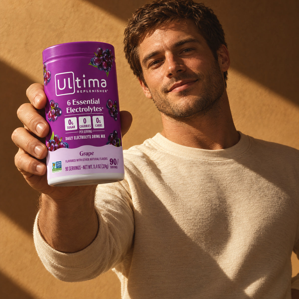 Ultima Replenisher - Daily Electrolyte Powder - Grape - 90 Servings