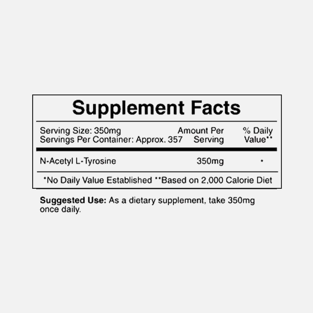 N-Acetyl L-Tyrosine Powder 125g - Amino Acid