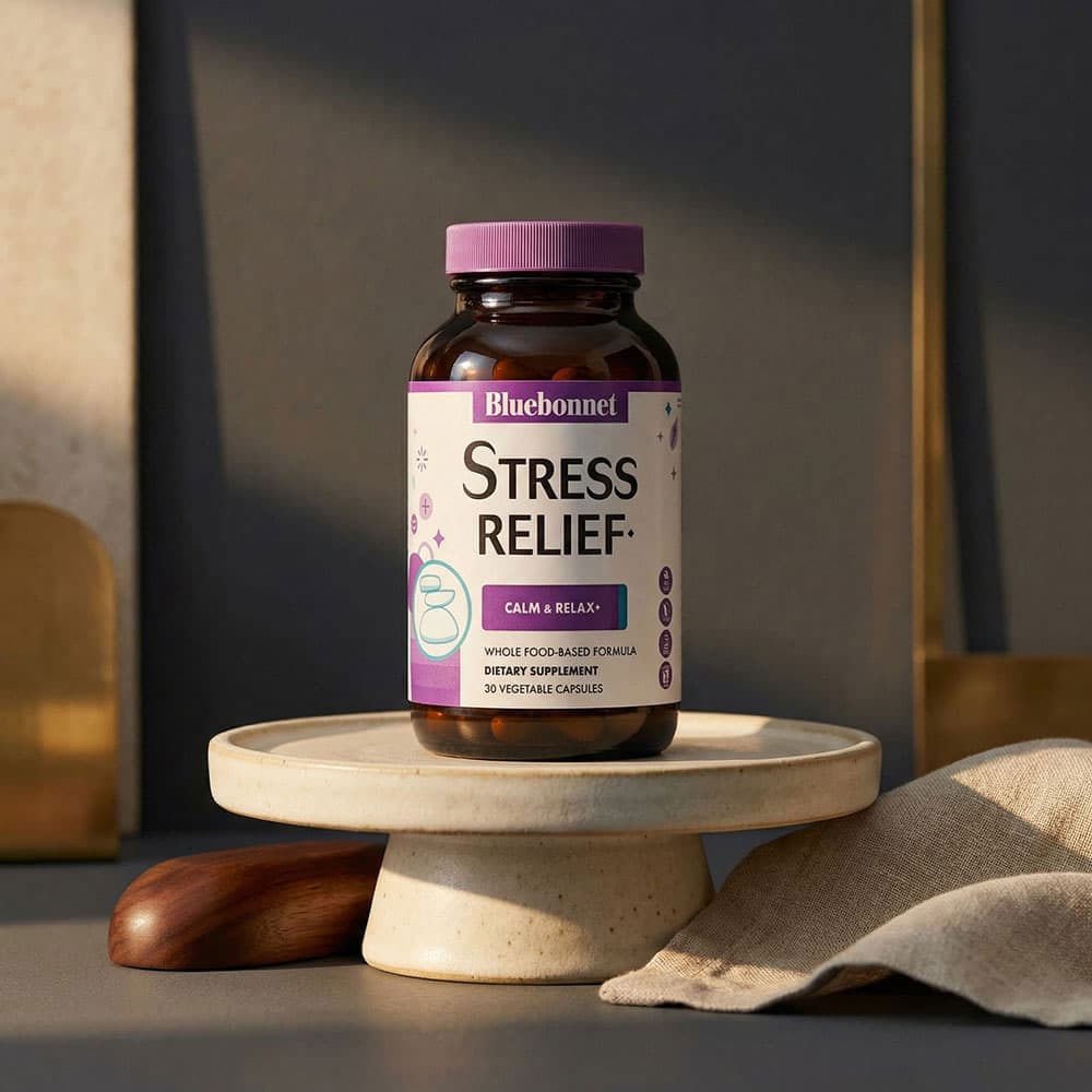 Stress Relief Whole Food Formula - 30 Veg Capsules