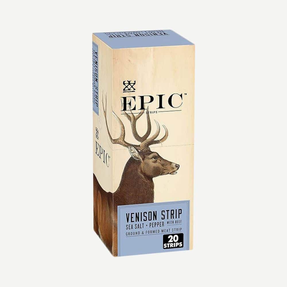 Venison & Beef Strips 8g Protein - 20 Snack Strips