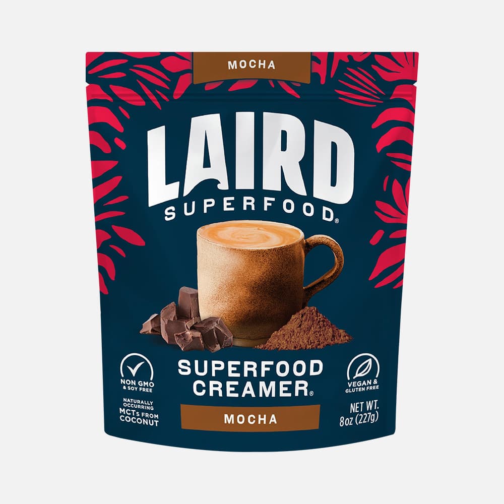 Laird Mocha Superfood Creamer - 8 oz Powder