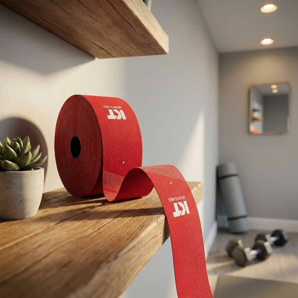 KT Tape Pro Kinesiology Tape - 125 ft Roll (Red)