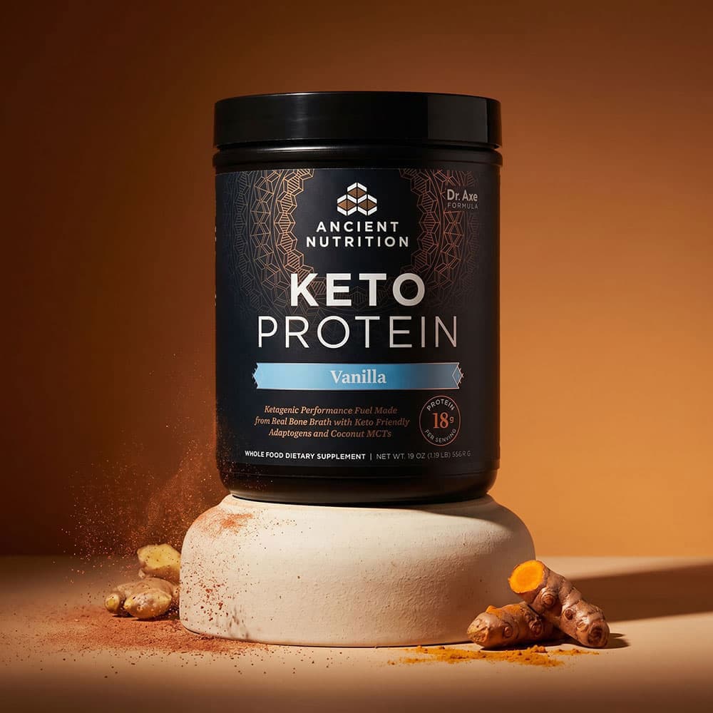 Keto Bone Broth Protein 18g - 17 Servings Powder
