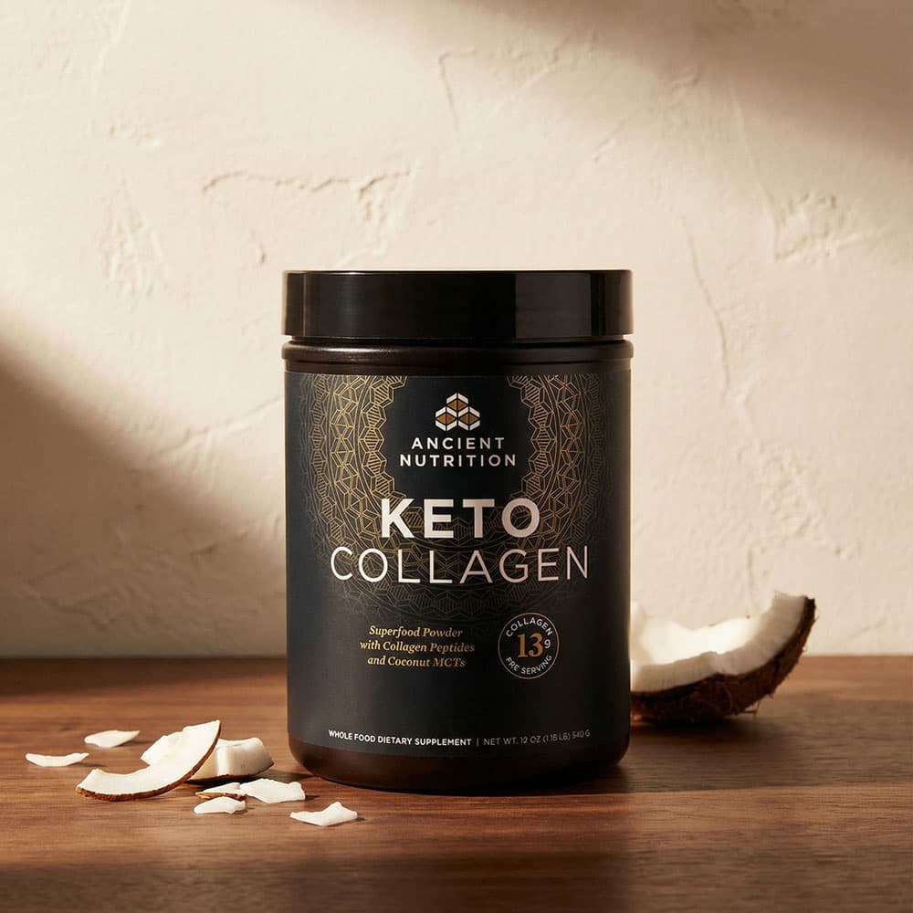 Keto Collagen Peptides 15g with MCT - 30 Servings Powder