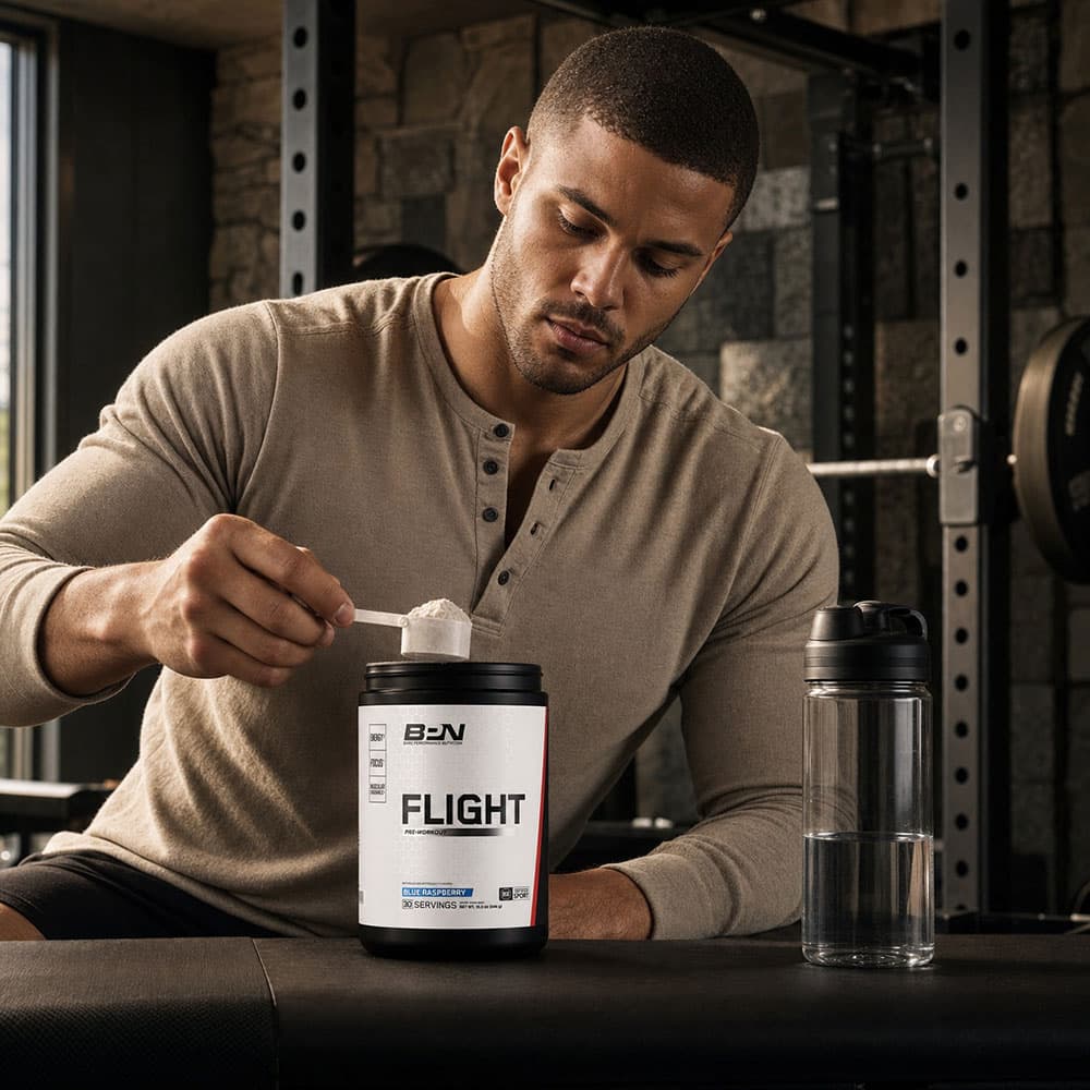 Flight Pre Workout Blue Raspberry - 30 Servings Powder