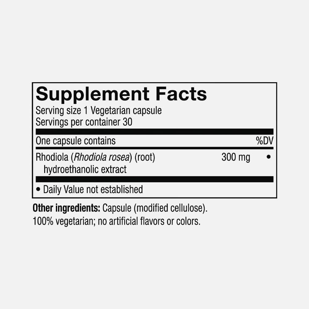 Rhodiola Force 300mg - 30 Vegan Capsules