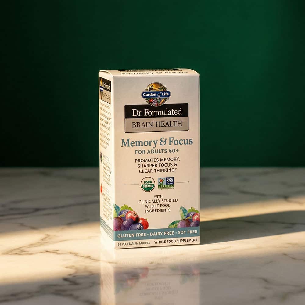 Organic Brain Health Memory & Focus - 60 Tablets