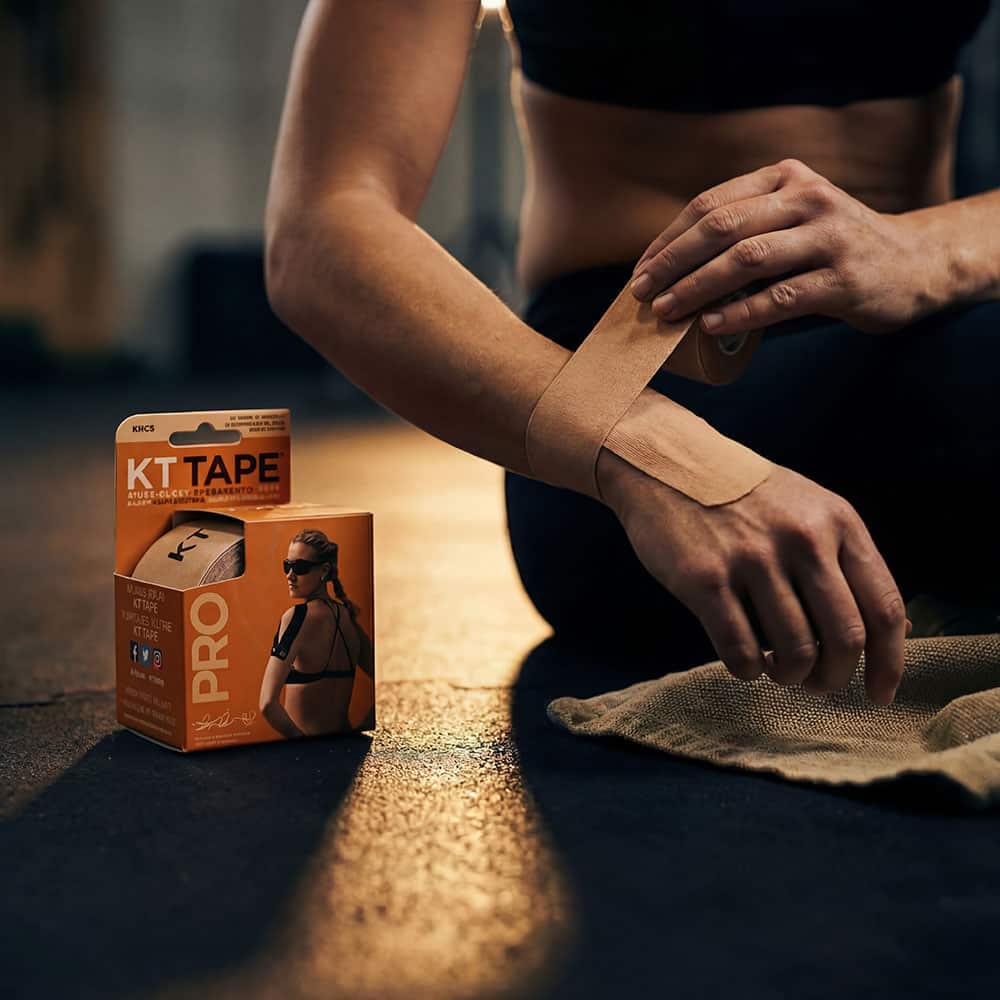 KT Tape Pro Beige - 20 Precut Synthetic Strips